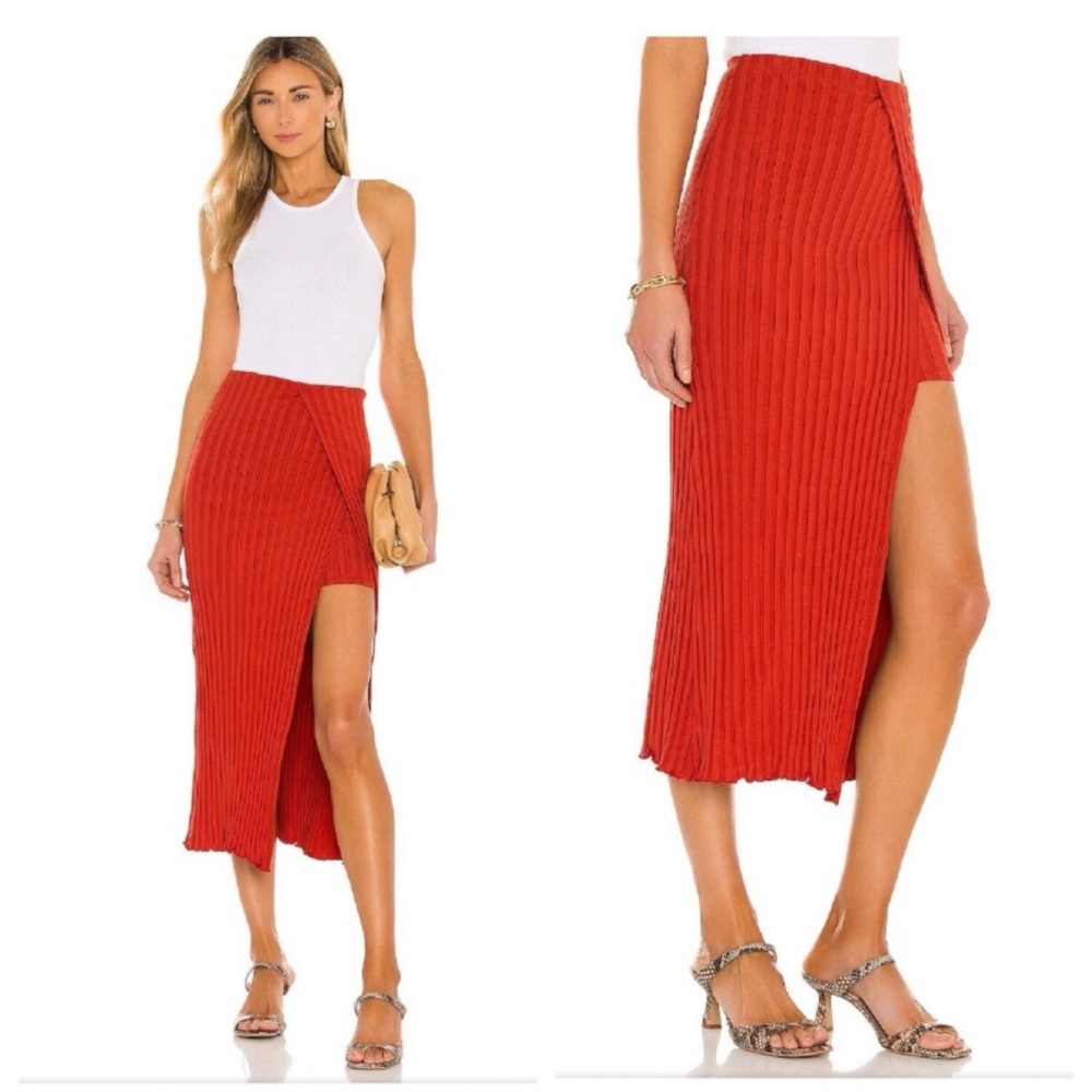 Lovers and friends pencil skirt. Red  XS.